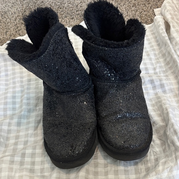 Style Co Black Glitter Boots woman’s 10 - Picture 1 of 4
